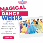 AGES 3 TO 6 – MAGICAL DANCE WEEKS – SUMMER DANCE ENROLLMENT IS OPEN
